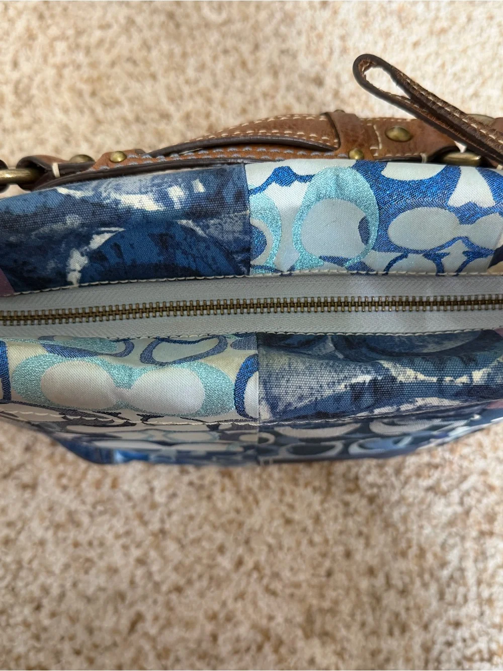 Coach Carly Patchwork Hobo - Picture 4 of 10
